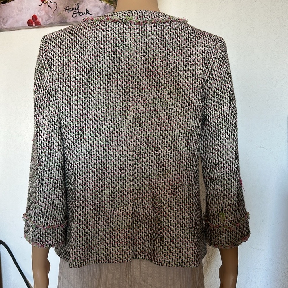 Chic Tweed Jacket - Multicolor - Picture 8 of 9